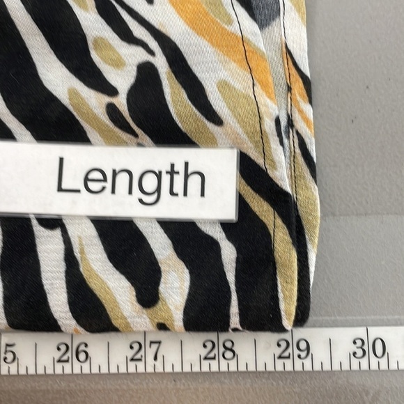 Anthropologie x Blank London Peasant Top NWT Long Sleeve Green Orange Size Large - Picture 15 of 17